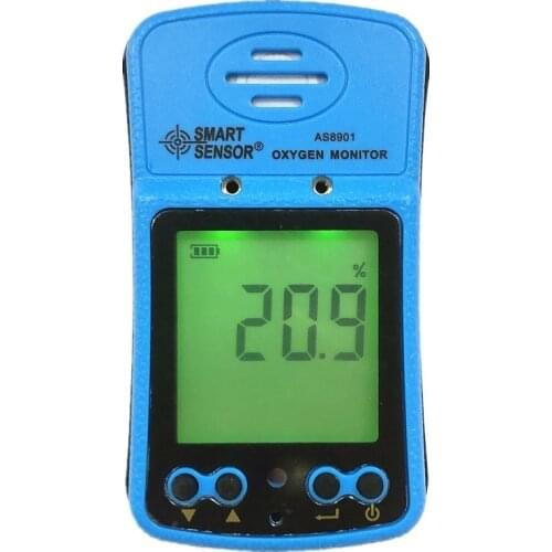 Portable Riot control oxygen gas analyzer O2 concentration content measuring instrument detector tester SmartSensor AS8901