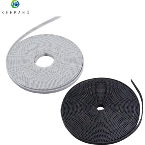 10M GT2 belt PU steel wire Timing Pulley GT2-6mm Open Synchronous Belts Width 6mm 10mm for 3D Printer Parts & Accessories