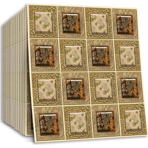 Mosaic Paper Self-Adhesive Thick Removable Wallpaper Peel and Stick Wall Paper for Bathroom Kitchen Counter Paper Countertop