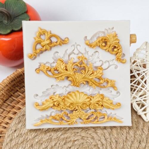 DIY Lace Flower Silicone Fondant Molds For Baking Cake Decorating Tools For Cakes Fondant Chocolate Sugarcrft Paste Pastry Tools