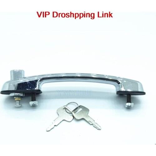 For Hyundai R60-7 Excavator Accessories Cab Door Lock Assembly Outer Handle Outer Handle High-quality Excavator Accessories