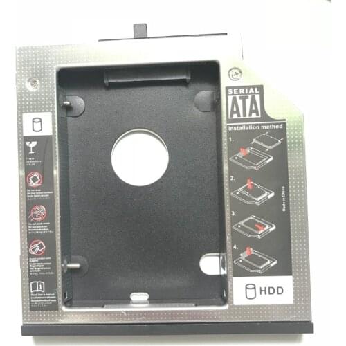 WZSM NEW 9.5mm SATA 2nd SSD HDD Caddy for Lenovo ThinkPad T400s T400 T410 T410s T420sT430s T500 Hard Disk Drive Caddy