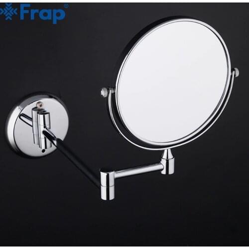FRAP Bath Mirrors make up mirrors magnification modern bathroom mirrors with extend arm wall mounted bathroom chrome accessories