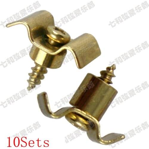 10 Sets Golden Guitar String Retainers tree for Electric Guitar
