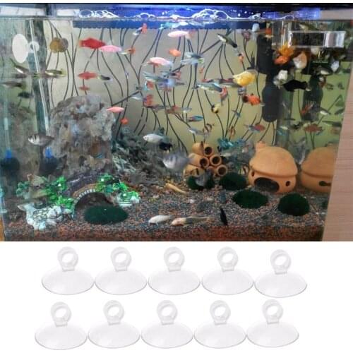 10Pcs Aquarium Suction Cup Holder Sucker for Fish Tank Pump Airline Tube