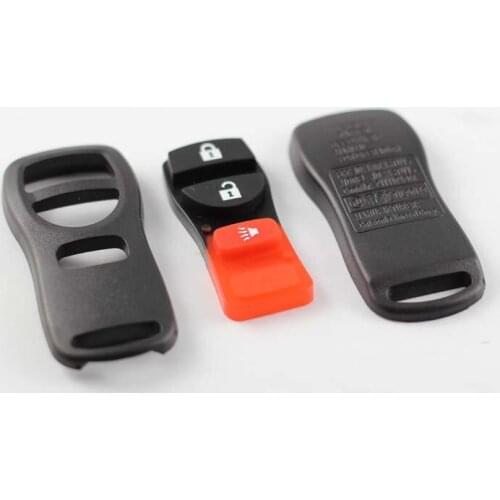 3 Buttons Replacement Remote Control Key Shell Case For Nissan Tiida Sylphy Keyless Entry Fob Key Cover