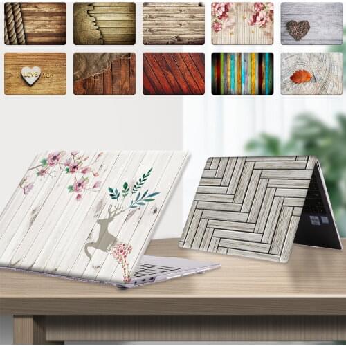 Laptop Case for Huawei MateBook (13 Intel/13 AMD 2020/14)/MateBook (D14/D15)/MateBook X 2020 Wood Series Hard Shell Case Cover