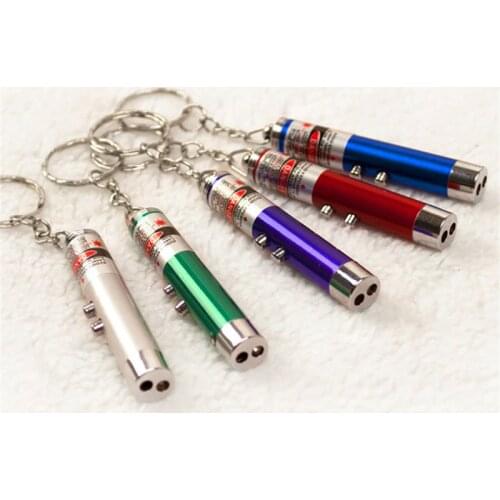 Children Toys Color LED Laser Popular Pen Pet Random Red 1Pc Funny Cat Light White Pointer Play