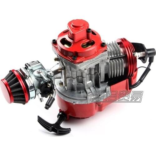 Motorbike Mini Bike 49cc Pull Start Engine For Mini Pocket Bike Go Kart Dirt Bike Petrol Scooter Motor Motocross with air filter