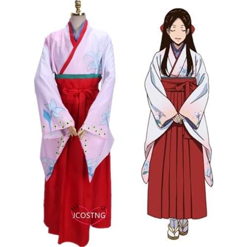 Kakegurui Figure Nishinotoin Yuriko Lily printed Kimono Suit Uniform Yuriko Nishinotoin Cosplay