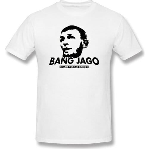 Khabib Nurmagomedov Bang Jago Khabib Nurmagomedovg fitness Novelty comfortable Tshirt Eur Size T17