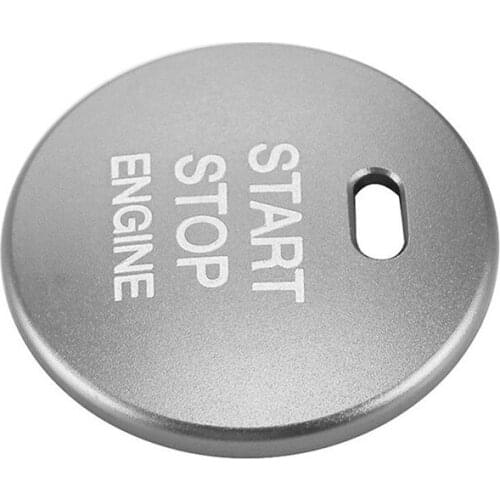Auto One-button Start Sticker Aluminum Alloy Engine Stop Button Cover For Mazda