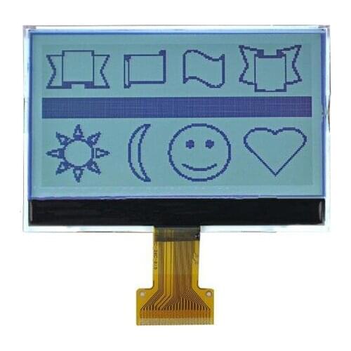 3.0 inch 24PIN COG 19296 LCD Screen ST75256 Controller White Backlight SPI/I2C/Parallel Interface