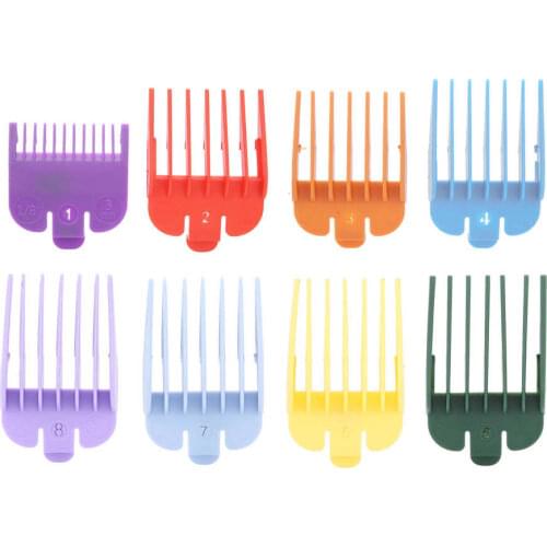 Hair Straightener Cream Keratin Straightening Guide Comb Set Colorful Replacement Attachment Cutting Guards for Hair