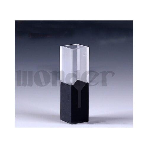 200ul 10mm Path Length Sub-Micro JGS1 Quartz Cell With Black Walls And Lid