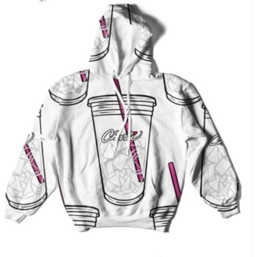 3D Ice Coffee Splatter Hoodies Sweatshirts Men And Women Hoodie Charli Damelio Unisex Costume Tracksuit Casual Full Kpop Tops