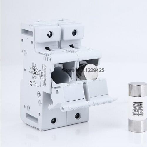 RT18-125AM AC 690V 125A DIN Rail Mount Fuse Holde 1P 2P 3P 4P