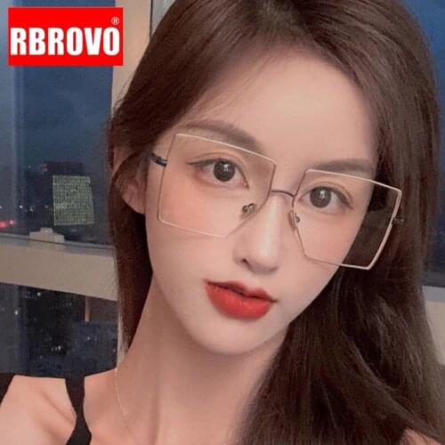 RBROVO 2021 Glasses Frame Women Vintage Eyeglasses Frame For Women Optics Okulary Brand Designer Anti Blue Light Spectacle Mujer
