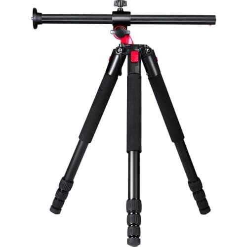 Camera Tripod Horizontal Aluminium Tripods Portable Monopod with 360 Degree Ball Head Quick Release Plate for Canon Nikon Sony