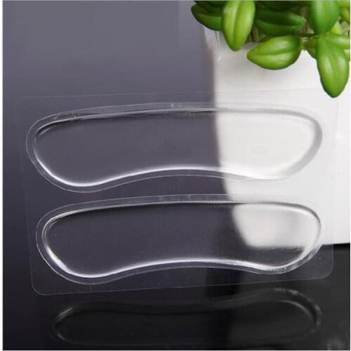 Fashion 1Pairs Gel Heel Cushion Protector Foot Feet Care Shoe Insert Pad Insole Foot Care Tool