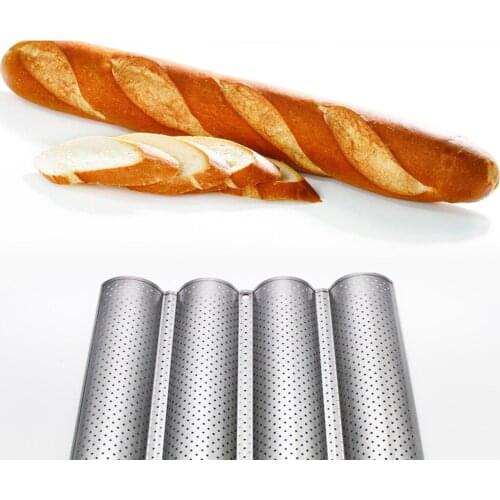 1pcs Baking Mould 3-Grooves Bake Molds Baking Sheet Baking Tray Baquette