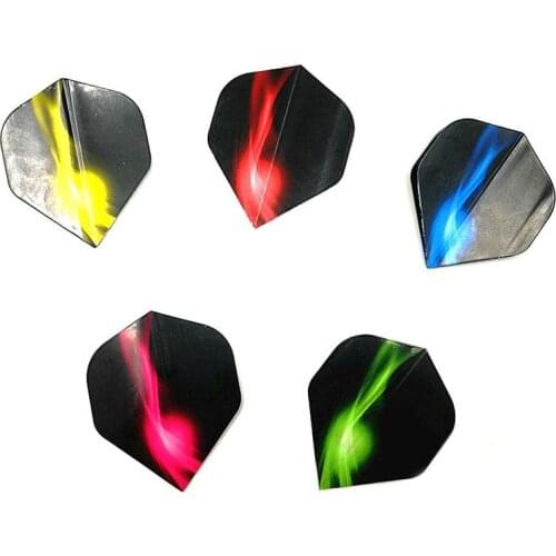 10PCS Extra Thick Translucent Dart Flights Tails Feather Leaves For Dartboard Games Accessories