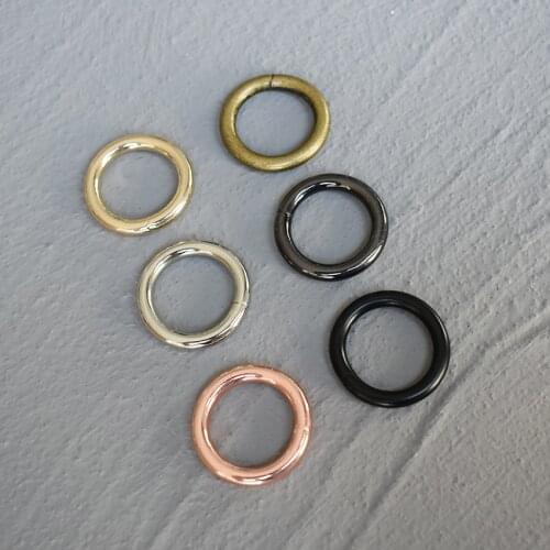 100 Pcs 20mm Metal O Ring Bag Handle Buckles Women Handbag Lock Hang Buckle DIY Hand Pull Hardware Accessories 20-O