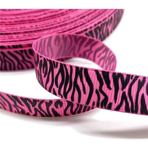 5Yards 15mm Grosgrain Ribbon Leopard Pattern For Christmas Wedding Decoration DIY Sewing Handmand Craft Accessories #04