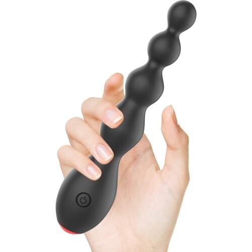Anal Beads Vibrator Clitoris Stimulator Erotic 10 Speed Prostate Massager Sex Toy for Women Vibrating Butt Plug