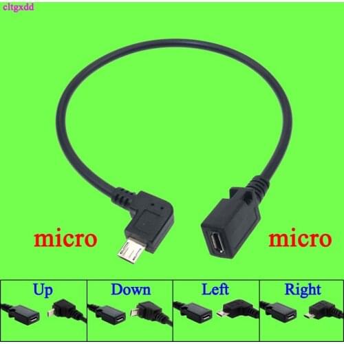 Cltgxdd Micro USB 2.0 B male to female M / F extended charging cable wire converter adapter