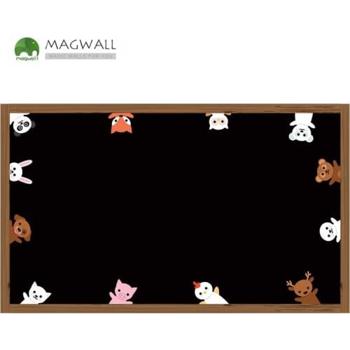 Cartoon animal writing board magnetic chalkboard Animal Series dust free children education writing drawing board