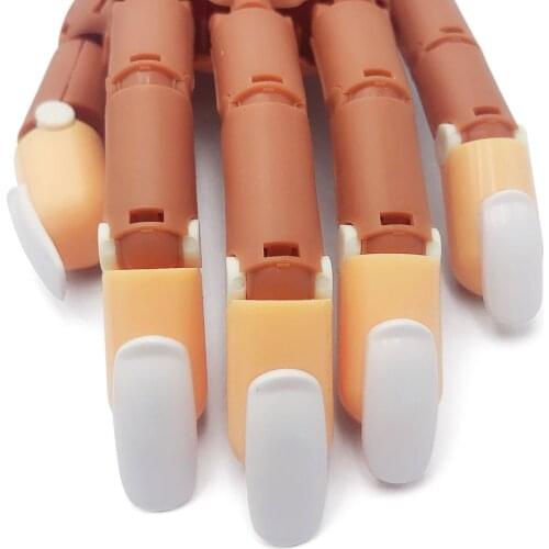 200 Pcs Professional Acrylic False Nails Tips Clear Full Cover Fake Nail Sticker Finger Practice Manicure Tools Nail Salon