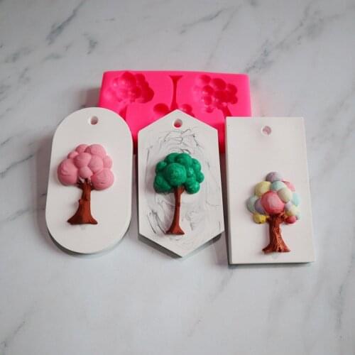 Aromatherapy plaster mould Perfume plaster crafts Diy DIY accessories small tree DIY Gypsum Plaster Molds baking mold