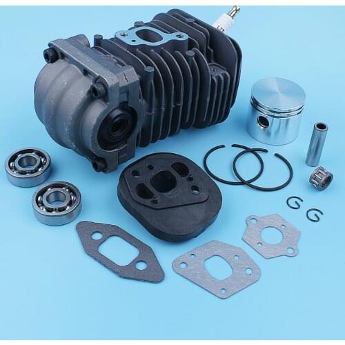 Nikasil Cylinder Piston Crank Bearing Seal Gasket Kit For Poulan PP220 PP221 PP260 1950 2150 2250 2450 2550 SM4018 Chainsaw 41mm