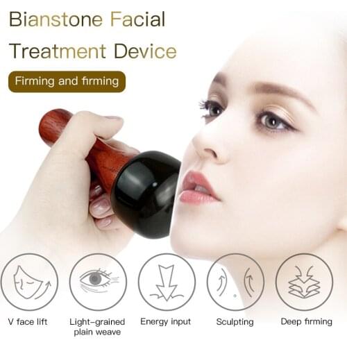 Electric Heating Stone Gua Sha Massager Face Neck Massager Moxibustion Instrument Scraping Heating Relax Beauty Shaping Spa