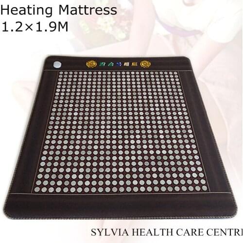 New Products for 2019 Electric Heating Natural Tourmaline Mat korea Tourmaline sleeping Mattress with eye cover 1.2X1.9M