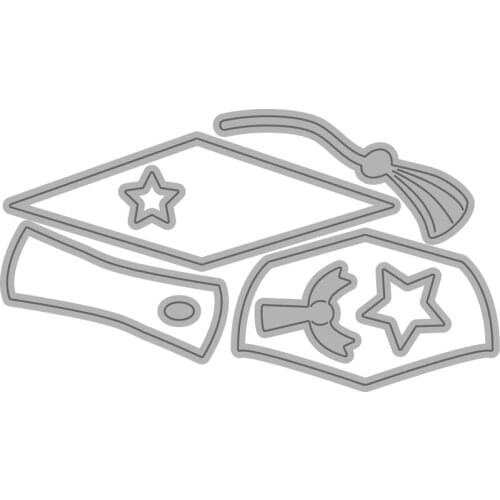 2021 AliliArts Metal Cutting Dies Graduation hat diy Scrapbooking Photo Album Decorative Embossing PaperCard Crafts Die