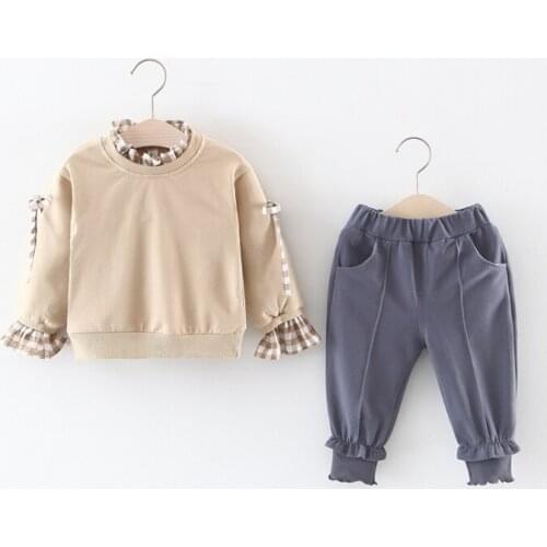 Girls fashion sweater suit