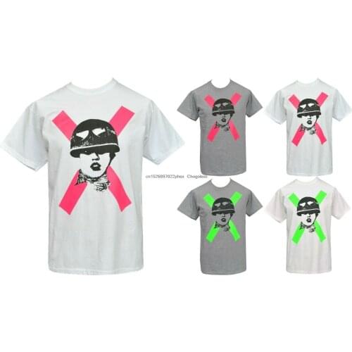 X-Ray Spex Mens PUNK T-Shirt Poly Styrene Female Punk rocker 77 Dayglo Germfree
