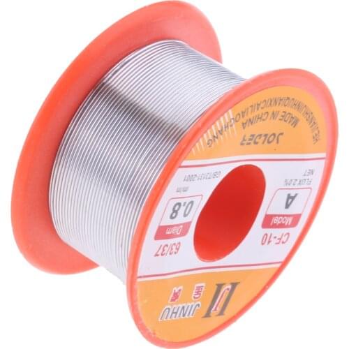 50g Tin Lead Solder Wire Rosin Core 2% Flux Iron Welding Tool 0.8mm Diameter For Electrical Soldering Wire Roll Sn/Pb 63/37