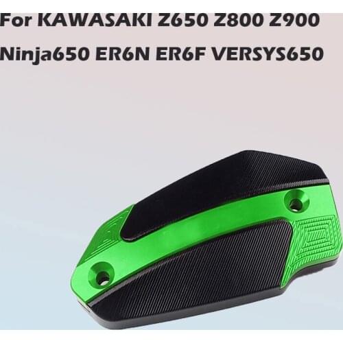 For Vulcan S Motorcycle Front Fluid Reservoir Cover Cylinder Brake Cap For KAWASAKI Z650 Z800 Z900 Ninja650 ER6N ER6F VERSYS650