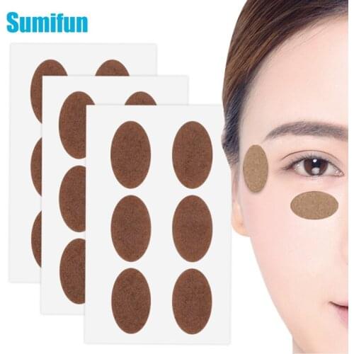 12pcs Chinese Herbal Eyesight Patch Relieve Eye Fatigue Myopic Amblyopia Sticker Improve Eyesight Medical Plaster Health Care