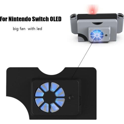 Dock Cooling Fan For Nintendo Switch OLED Original Stand Game Console Dock Cooler with Big Fan USB For Nintendo Switch OLED
