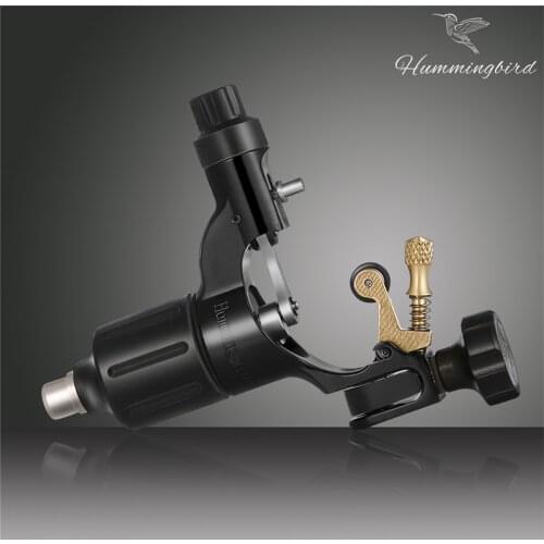 Original Hummingbird Black Gen 2 Rotary tattoo machine swiss motor liner shader for cord