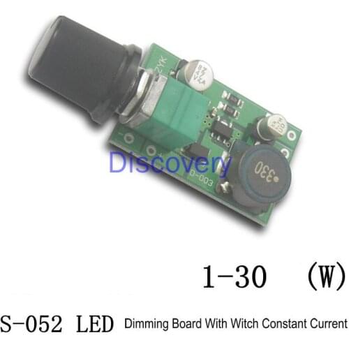 S-052 1-30W LED Stepless Dimmer/board 0.3-1A Current/genuine Component