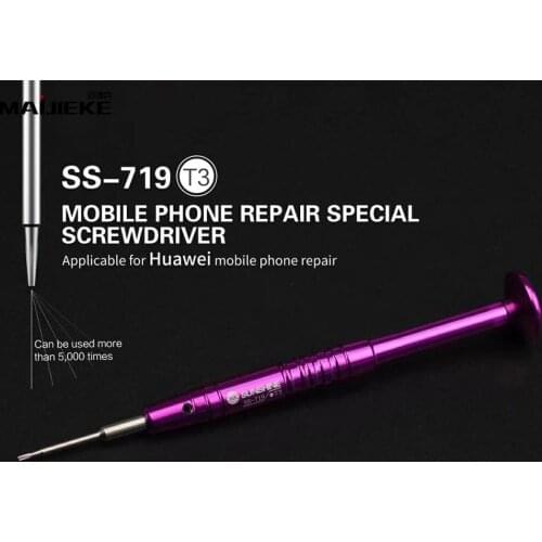 SS-719 T3 Screwdriver Repair Tool For Huawei Mobile Phone Screen Repair Metal Screwdriver Opening tools Can use more 5000 Times