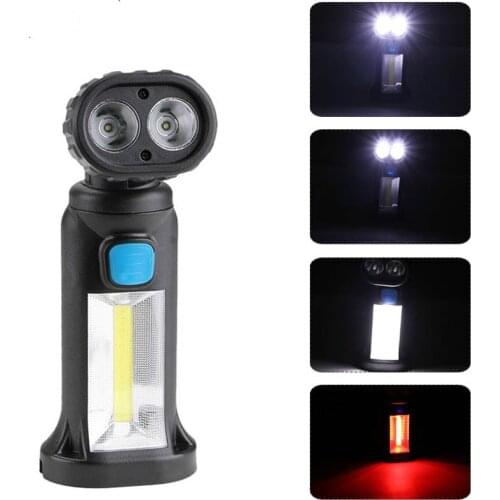 LED Camping Light 360 Degree Portable Light 3800 Lumen Magnetic Work Flashlight USB Rechargeable Lantern for Hunting