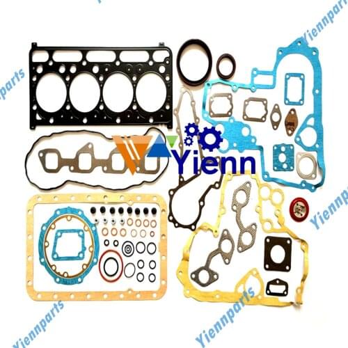 For Kubota V2203 Full Gasket Kit Include Head Gasket 19077-03310 16221-73270 For V2203-DI V2203-KB V2203-B Engine Repair Part
