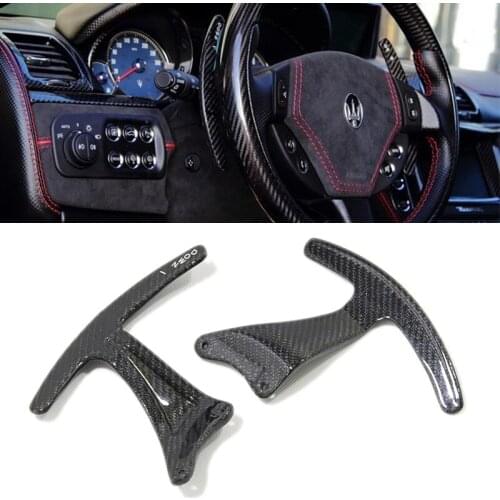 For Maserati GT carbon fiber steering wheel paddle for GranTurismo Automotive interior