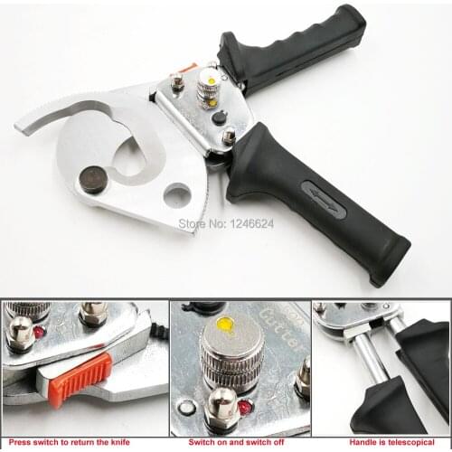 High Quality Hand Max 40mm Cu/Al cable Cutter D-500 Wire Shears with Best Price from China Haicable
